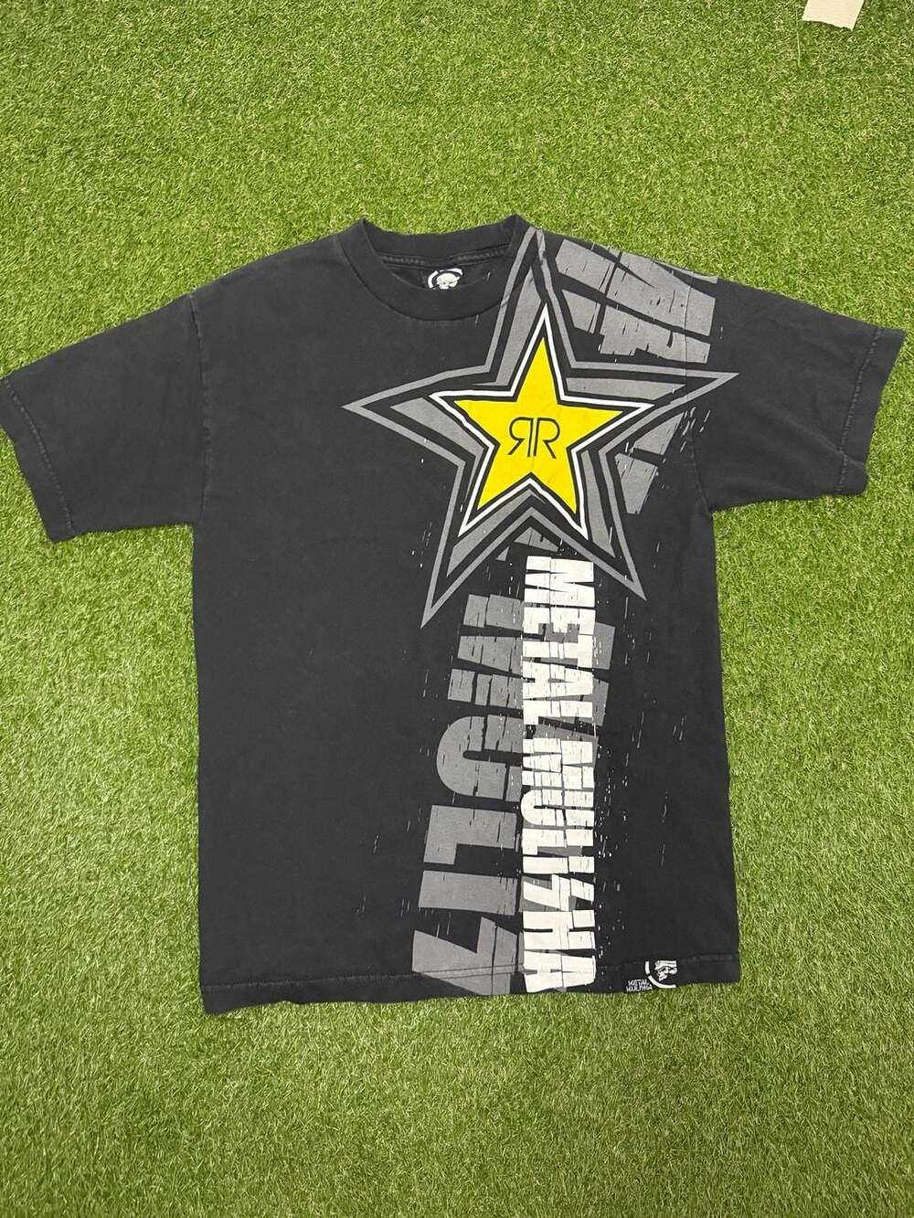 Vintage Metal Mulisha x Rockstar Energy Short Sleeve Graphic T-Shirt
